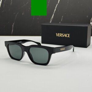 NEW VERSACE VE4486 GB1/87 SUNGLASSES UNISEX BLACK VE4486 GB187EYEWEAR